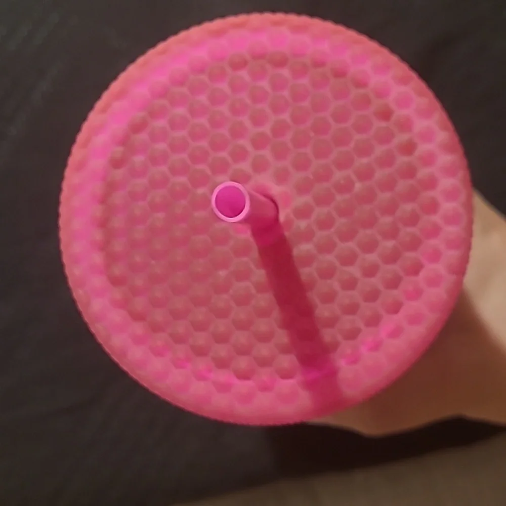 BNWT Starbucks Neon Pink Studded Tumbler - Picture 5 of 6